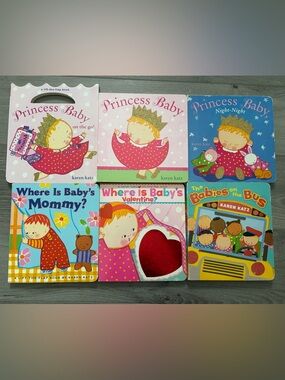 Karen Katz Books x6